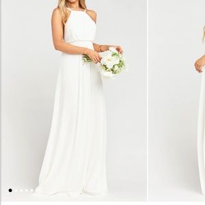 Brand New With Tags - Show Me Your Mumu - Amanda Maxi Dress Wedding Cake White